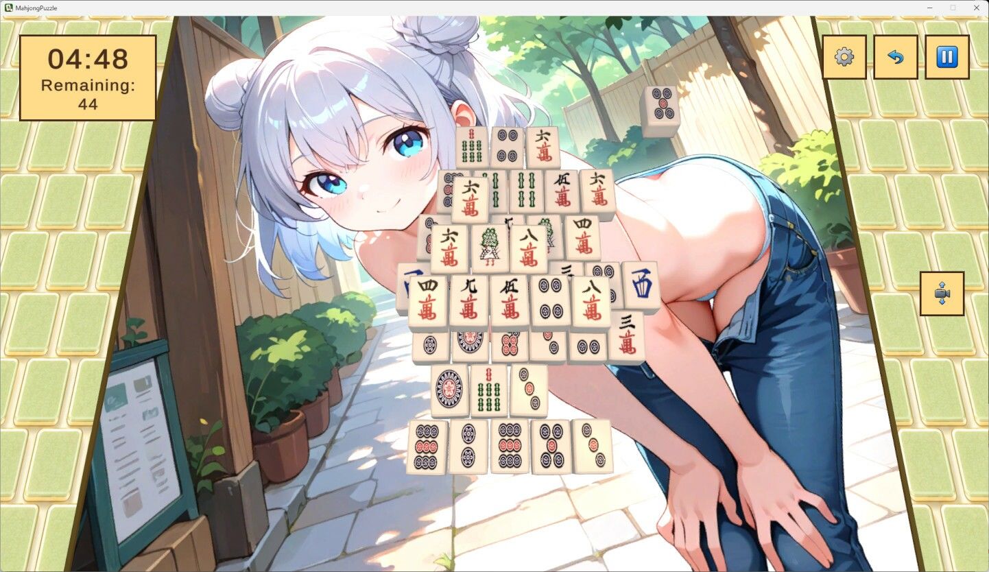 麻雀牌パズル - サンプル画像 3