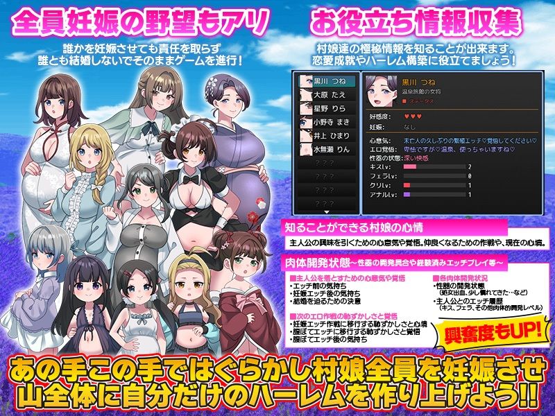 妊娠ハーレム生活シミュレーション - サンプル画像 5