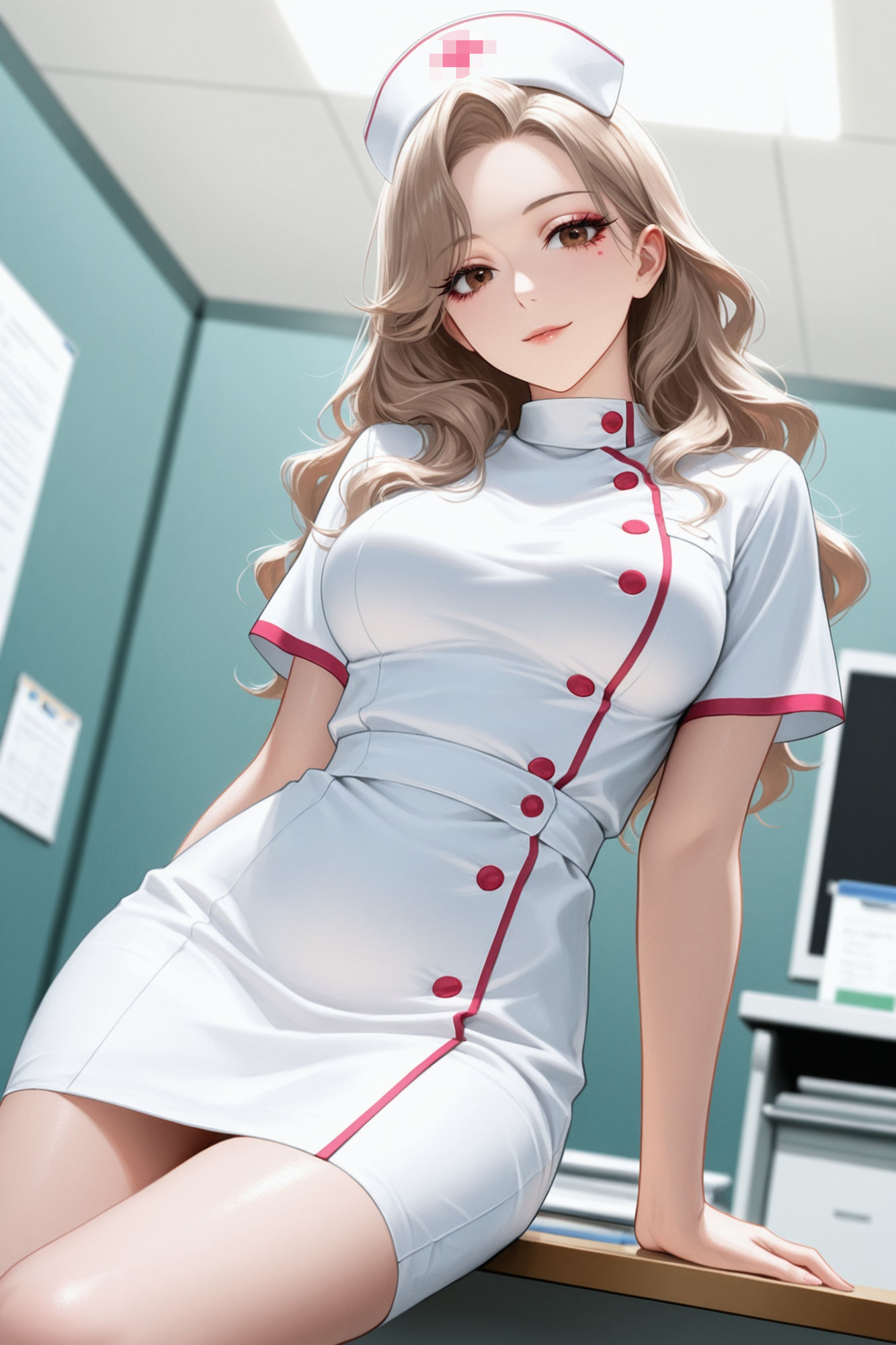 昼は美容皮膚科看護師、夜はキャバ嬢――27歳・詩織の日常【BGM付きフォトストーリー】 - サンプル画像 3
