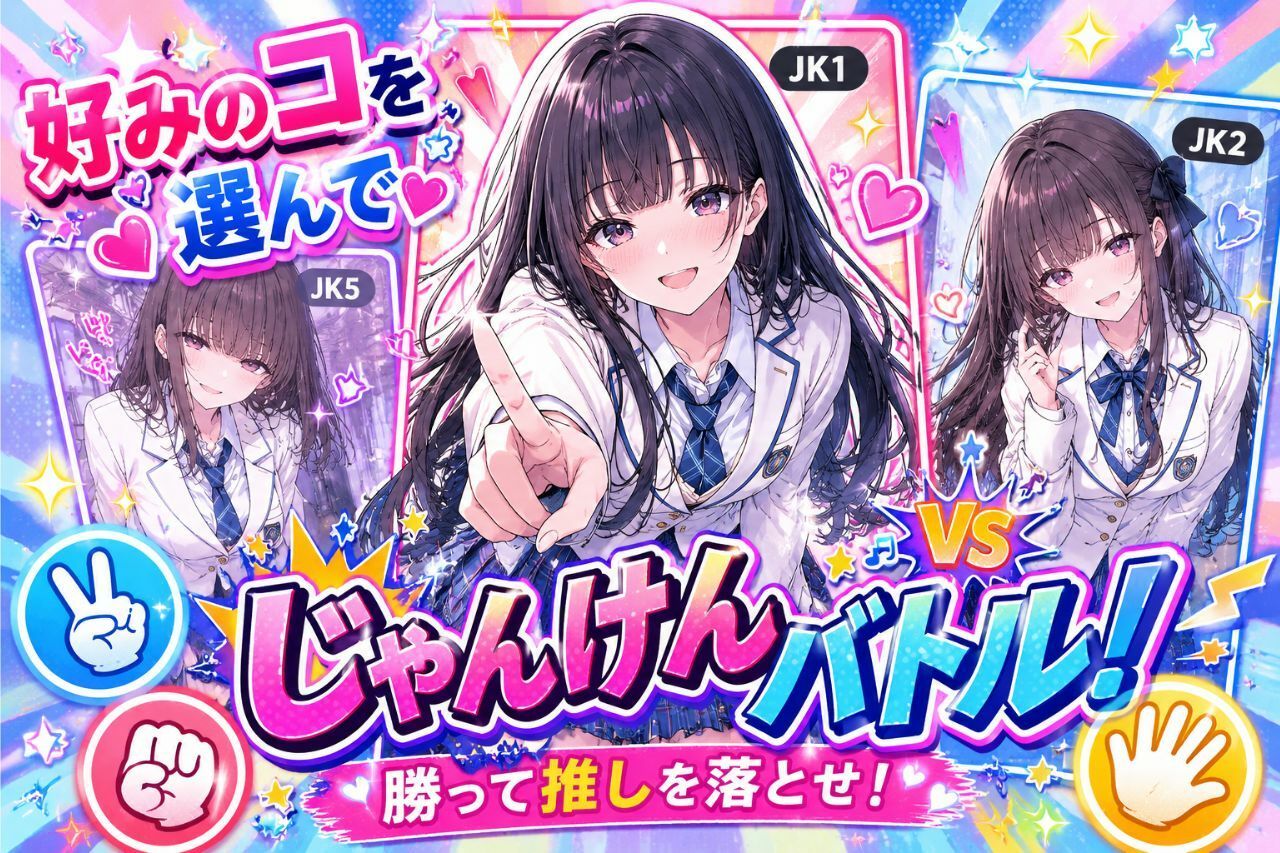 通勤電車じゃんけんバトルVOL.1 - サンプル画像 1