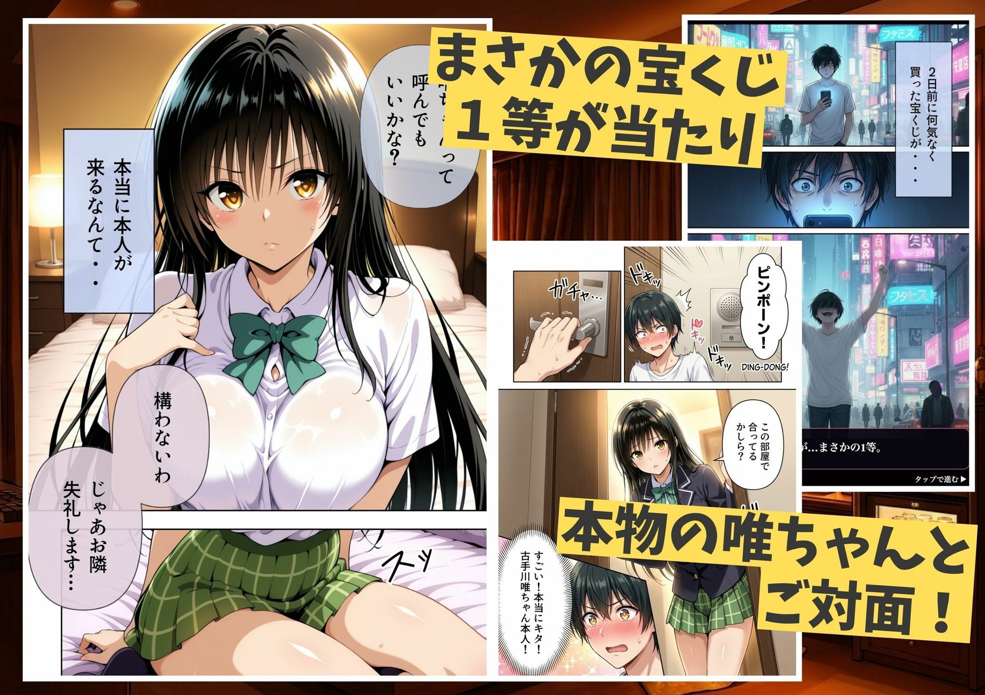 デリヘルっ娘！古手川のブロック崩しゲーム - サンプル画像 2