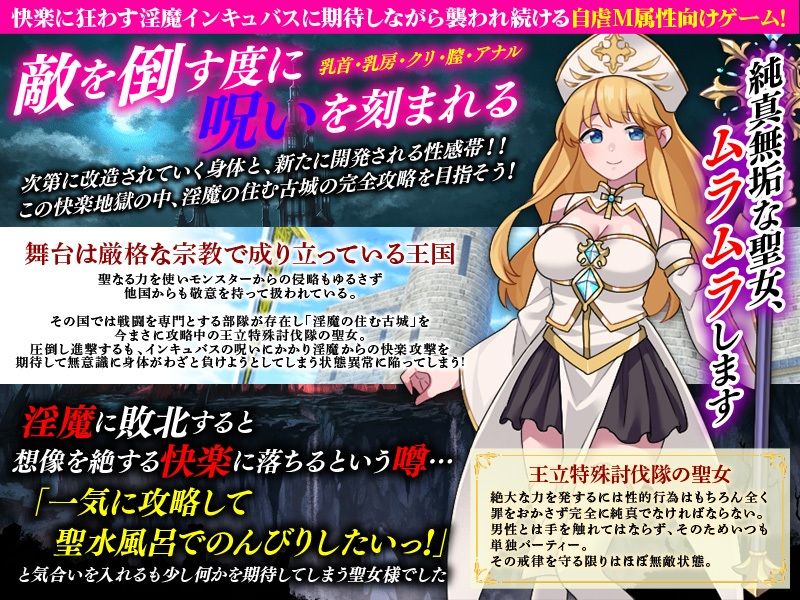 性感帯育成SLG  インキュバスの呪い - サンプル画像 2