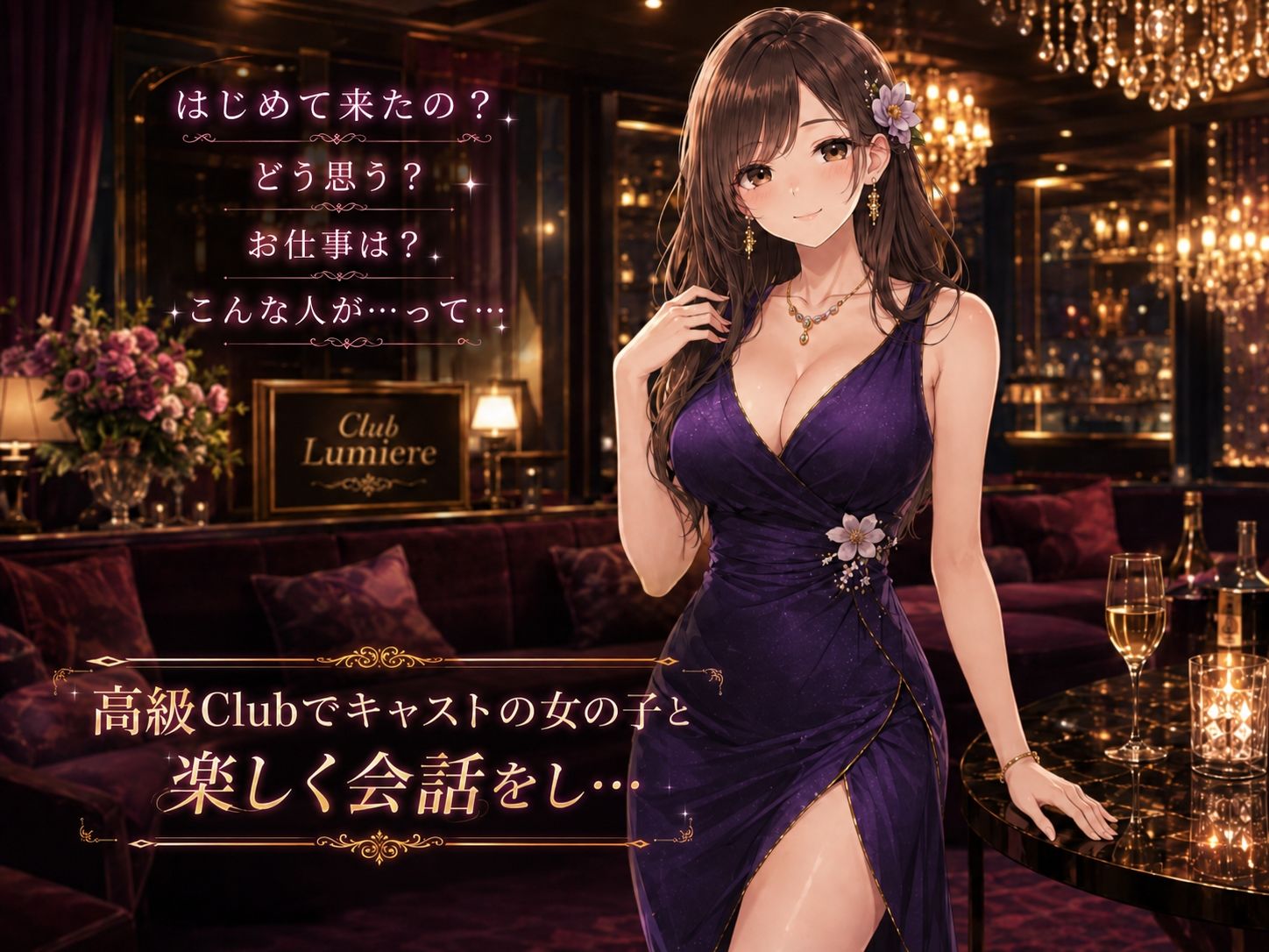 夜の蝶を堕とすまで - サンプル画像 1