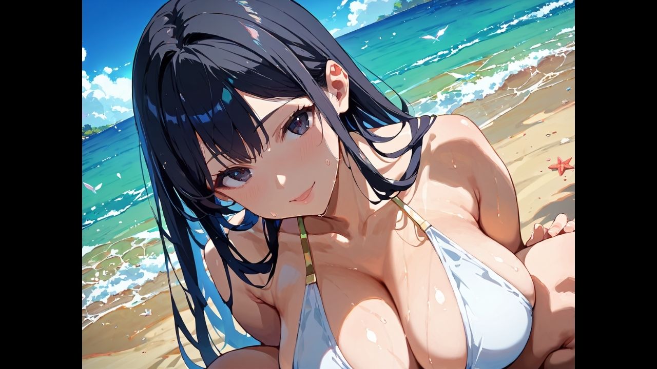 ナツイロ。〜爆乳水着おねえさん〜 - サンプル画像 2