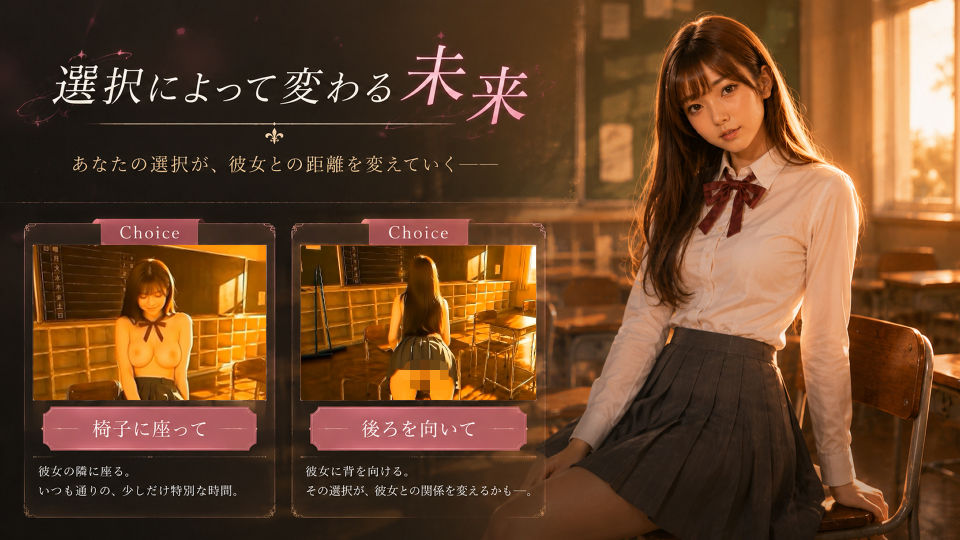 【4Kフル実写版/フルボイス】巨乳生徒会長のオナニーを見つけ教室で中出しセックスした件【JK教室オナニーシリーズ】〜桜井しおり編〜 - サンプル画像 5