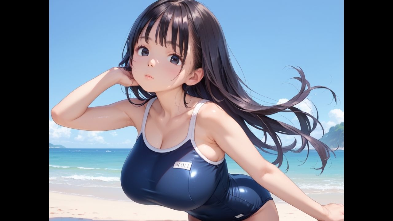 スク水えちえち委員長。【たっぷりボリューム40枚！】 - サンプル画像 2