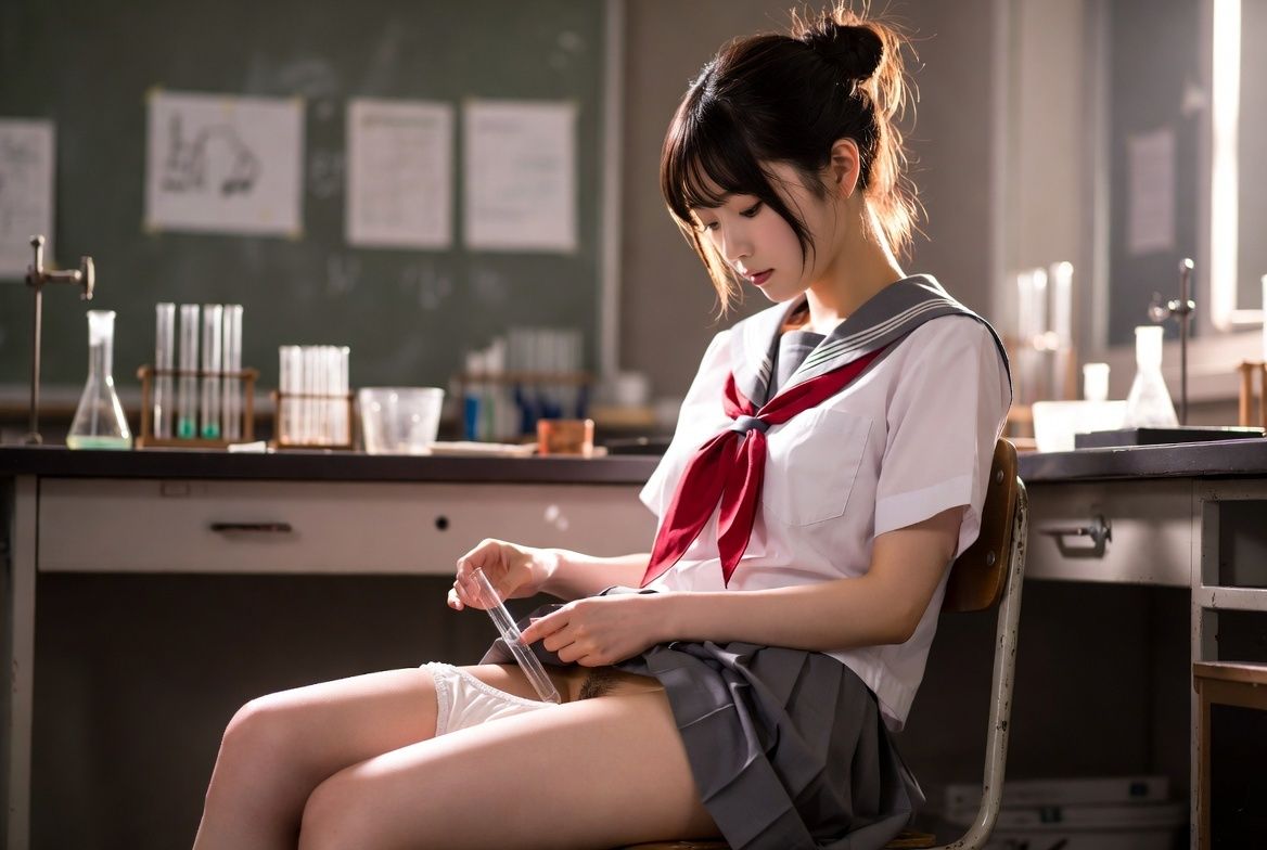 露出好きの女子校生をひたすら愛でる - サンプル画像 1