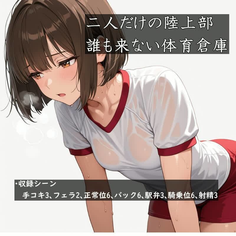 陸上部の夏   -二人だけの体育倉庫- - サンプル画像 2