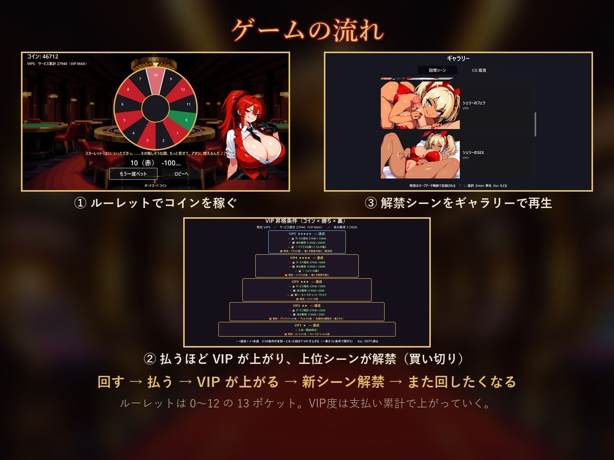 欲望のルーレット - サンプル画像 3
