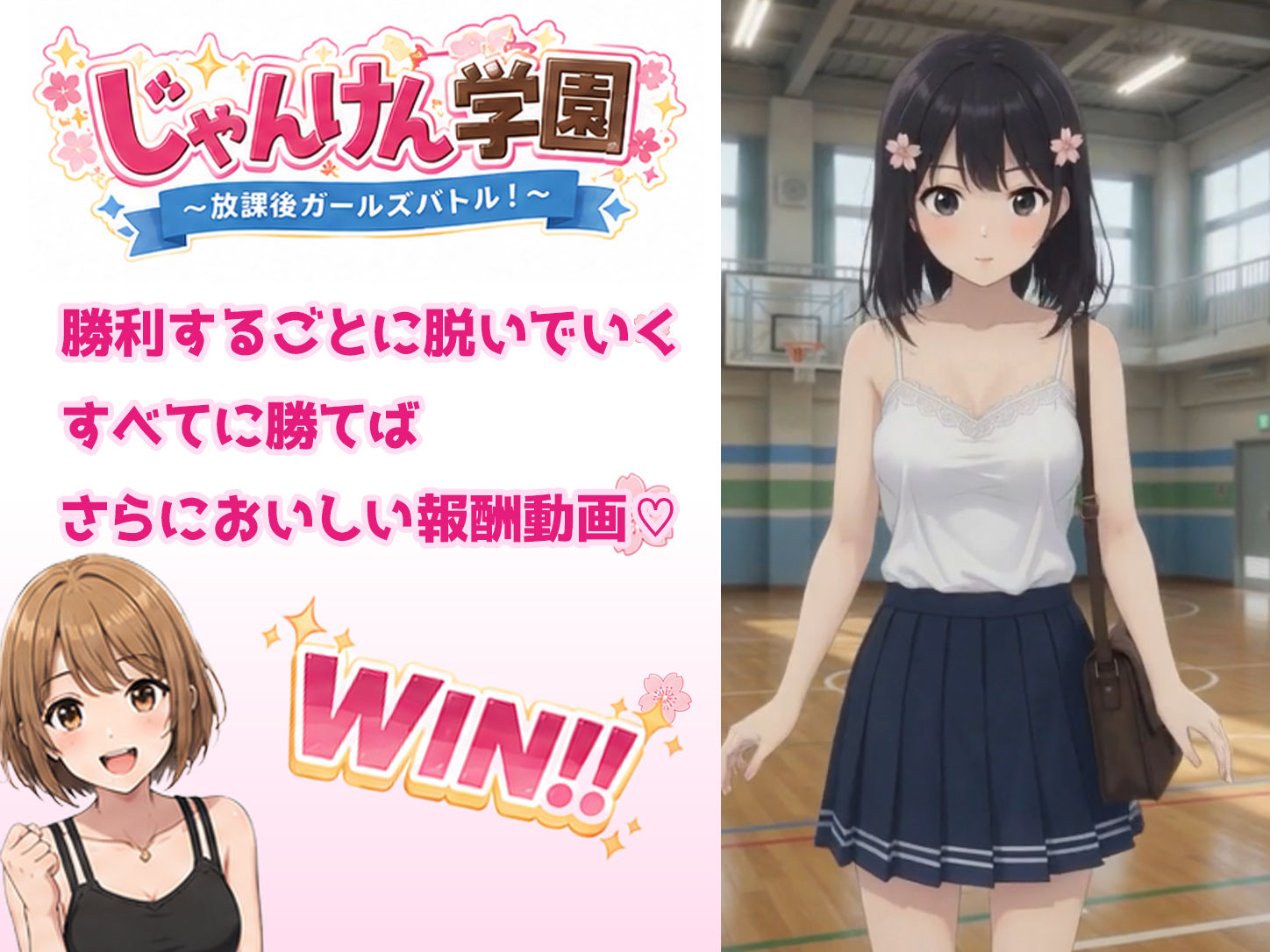 じゃんけん学園 〜放課後ガールズバトル！〜 - サンプル画像 2