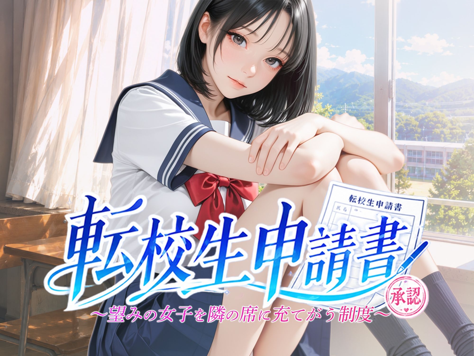 転校生申請書 〜望みの女子を隣の席に充てがう制度〜 - サンプル画像 1