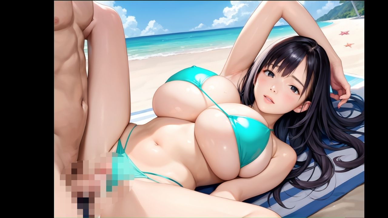 いとこのお姉さんとえちえち海水浴。 - サンプル画像 9