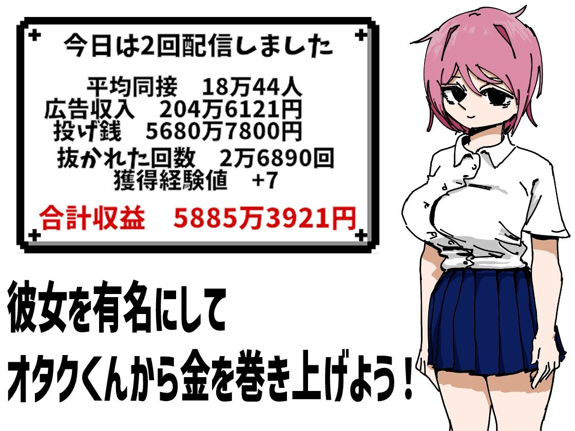 彼女を有名配信者にして優越感に浸る - サンプル画像 1