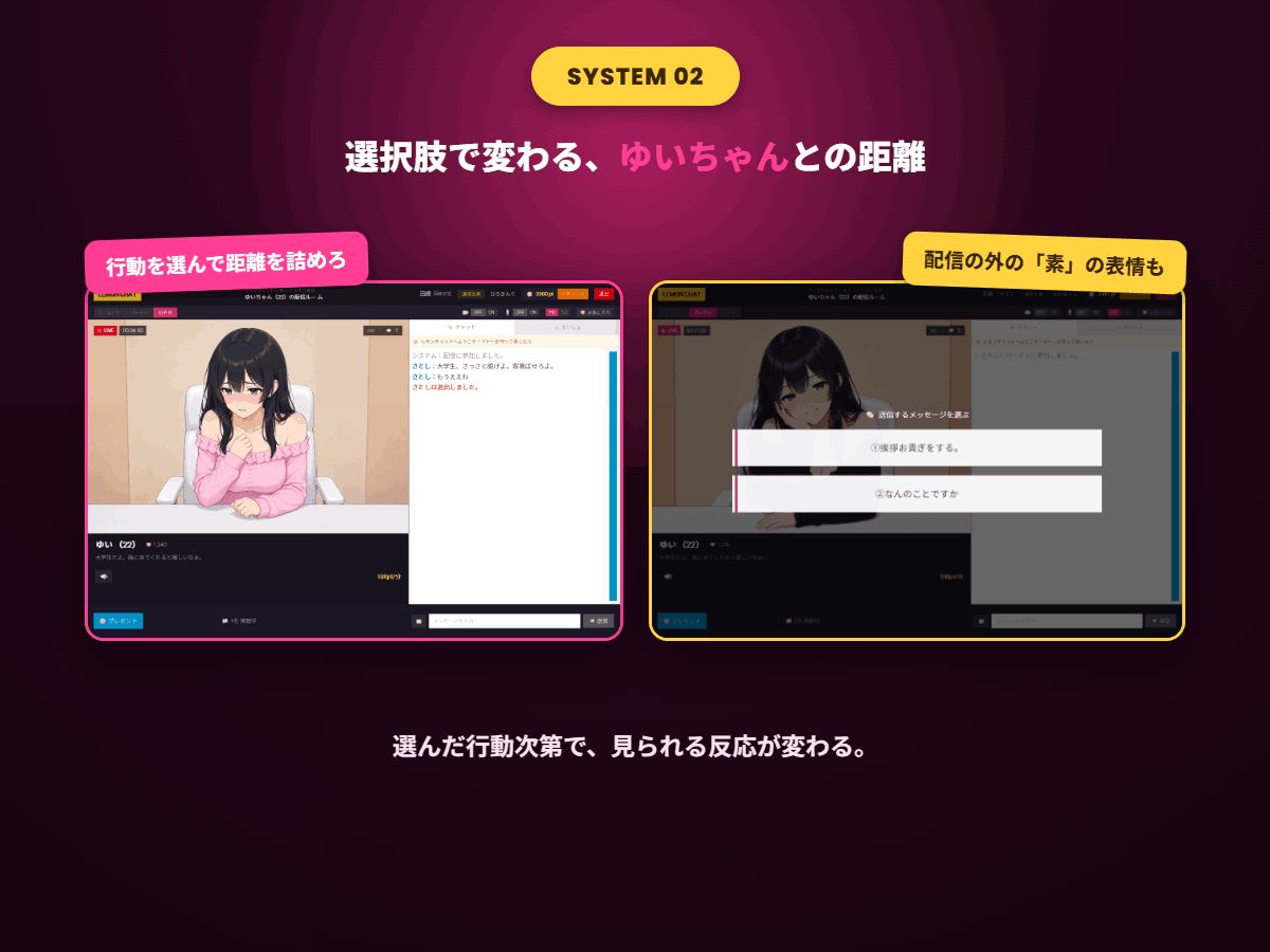22歳清楚ちゃんの甘いライブチャット 〜お貢ぎマゾのお財布くんはもう抜け出せない〜 - サンプル画像 3