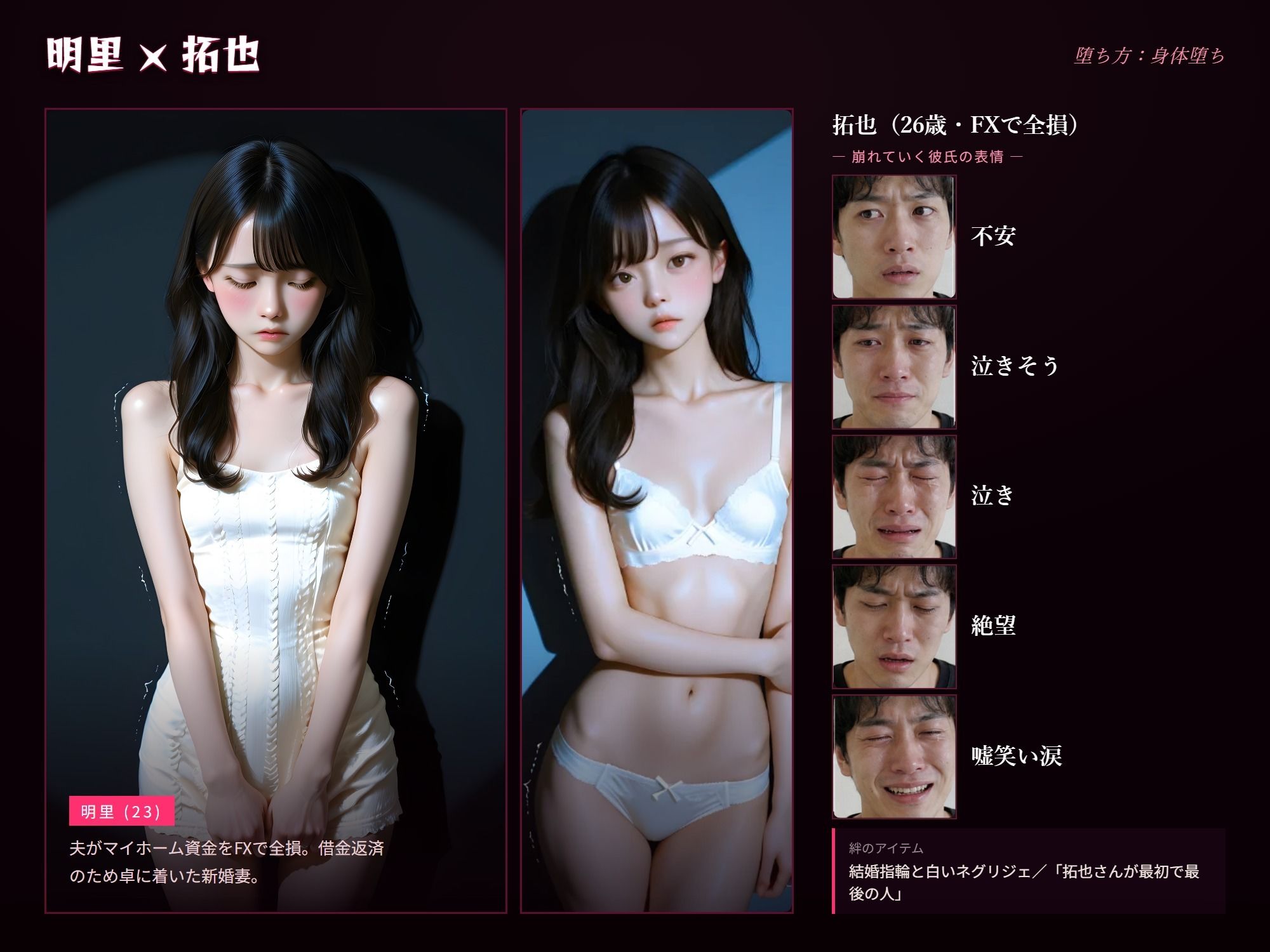 ネトリ野球拳 〜借金妻たちの闇ゲーム〜  勝てば借金チャラ。負ければ――中出し。 - サンプル画像 5
