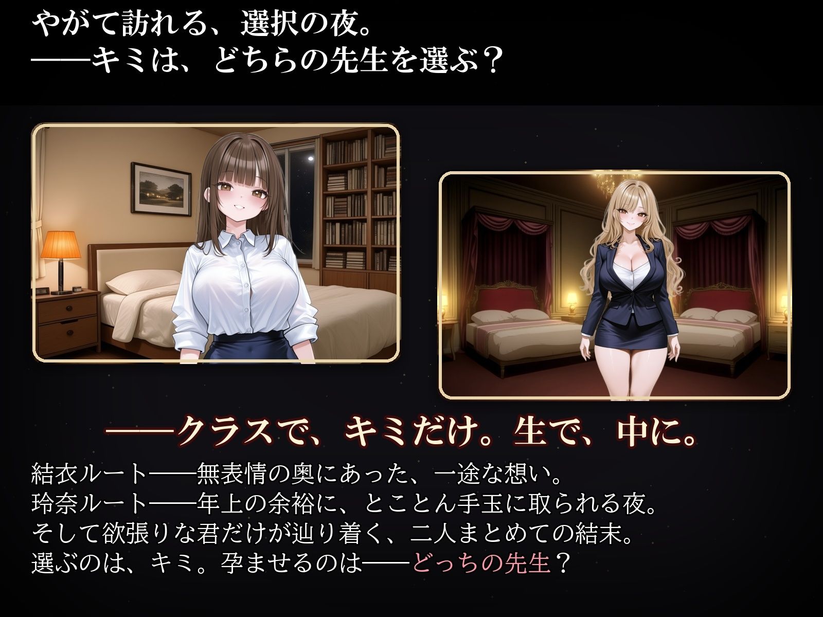 先生とペアで妊活実習 〜クラスで俺だけ中出し許可されてる件〜 - サンプル画像 5