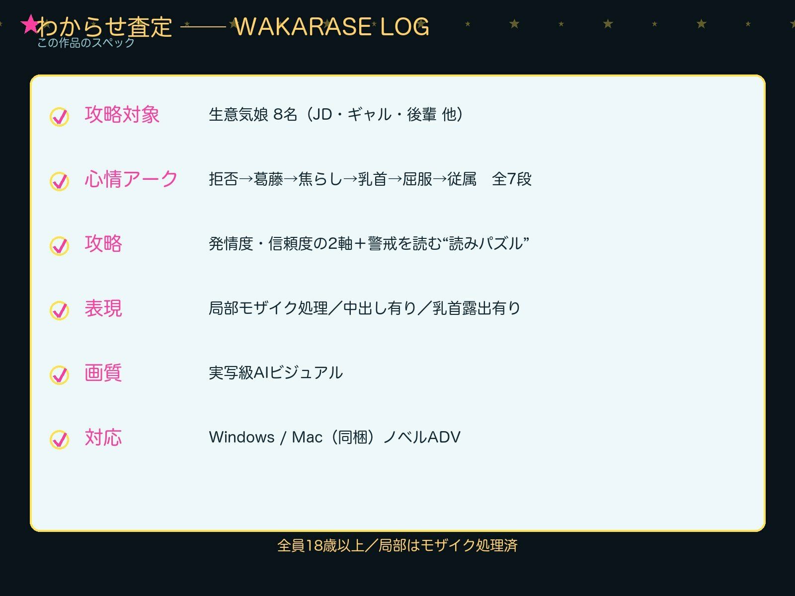 雑魚メス品定め - サンプル画像 6