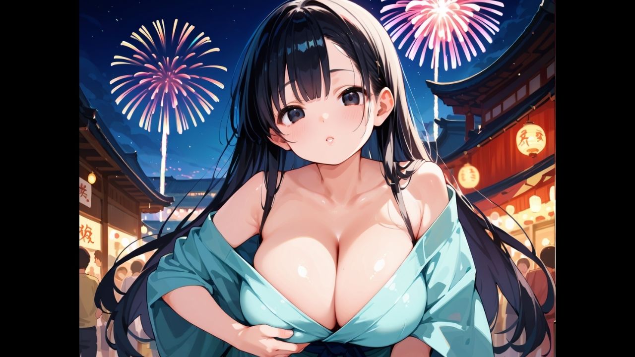爆乳清楚な同級生と夏祭りの夜、はじめての浴衣で中出し初恋えっち。 - サンプル画像 2