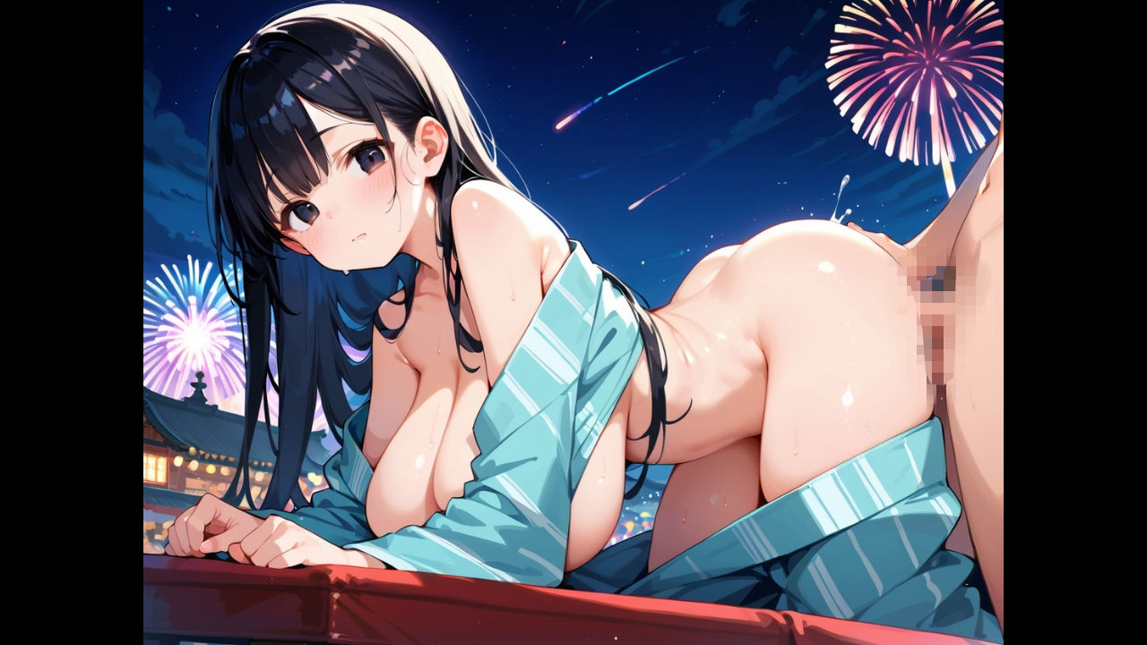 爆乳清楚な同級生と夏祭りの夜、はじめての浴衣で中出し初恋えっち。 - サンプル画像 9
