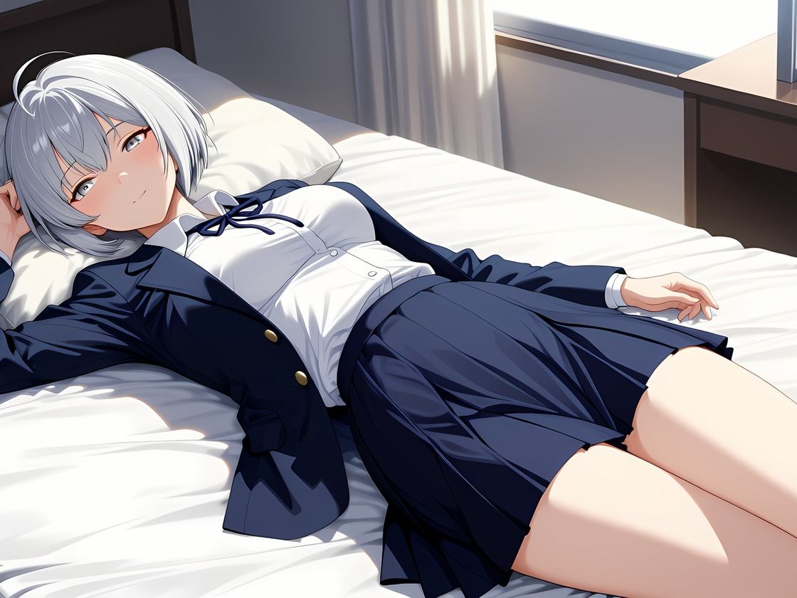 巨乳銀髪王子様幼馴染とえっちがしたい - サンプル画像 1