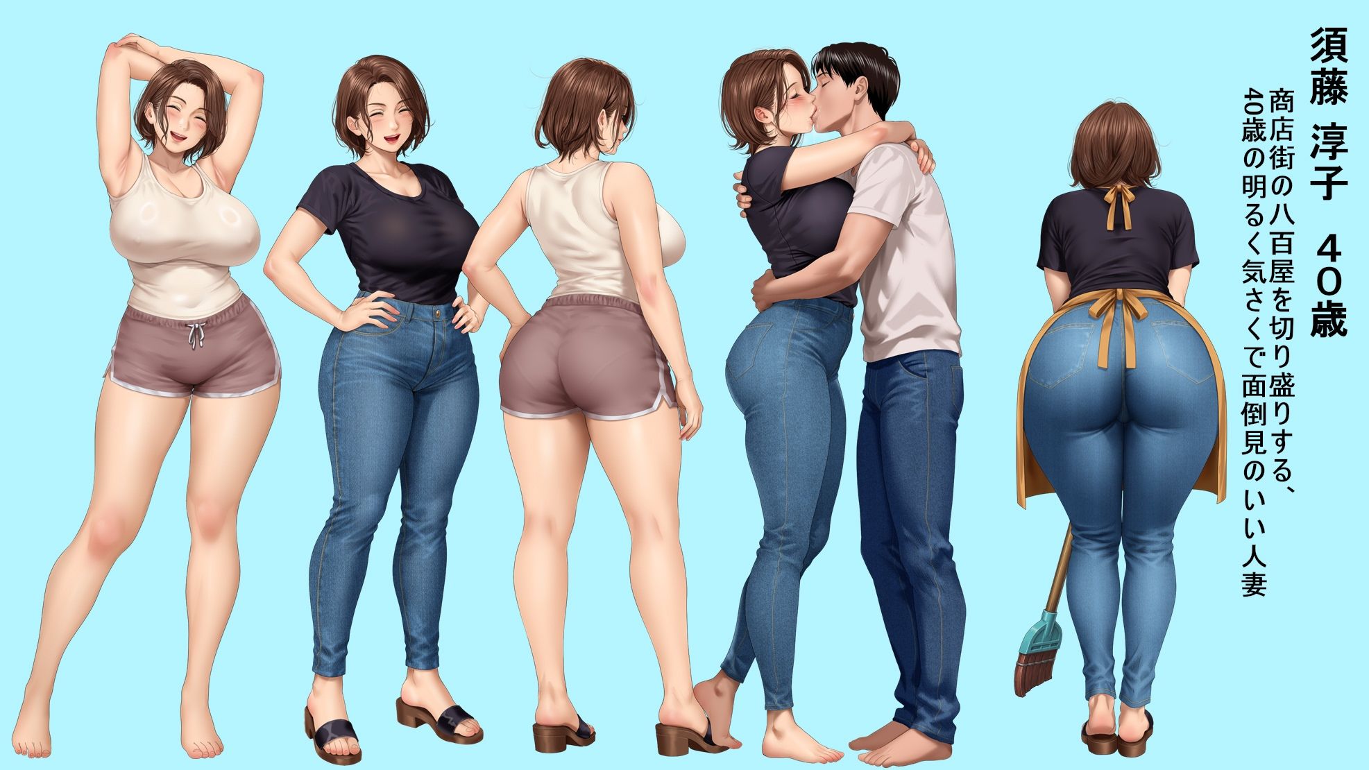 おばさんじゃない、女だった。〜隣の八百屋の奥さんと越えてはいけない夏〜 - サンプル画像 10