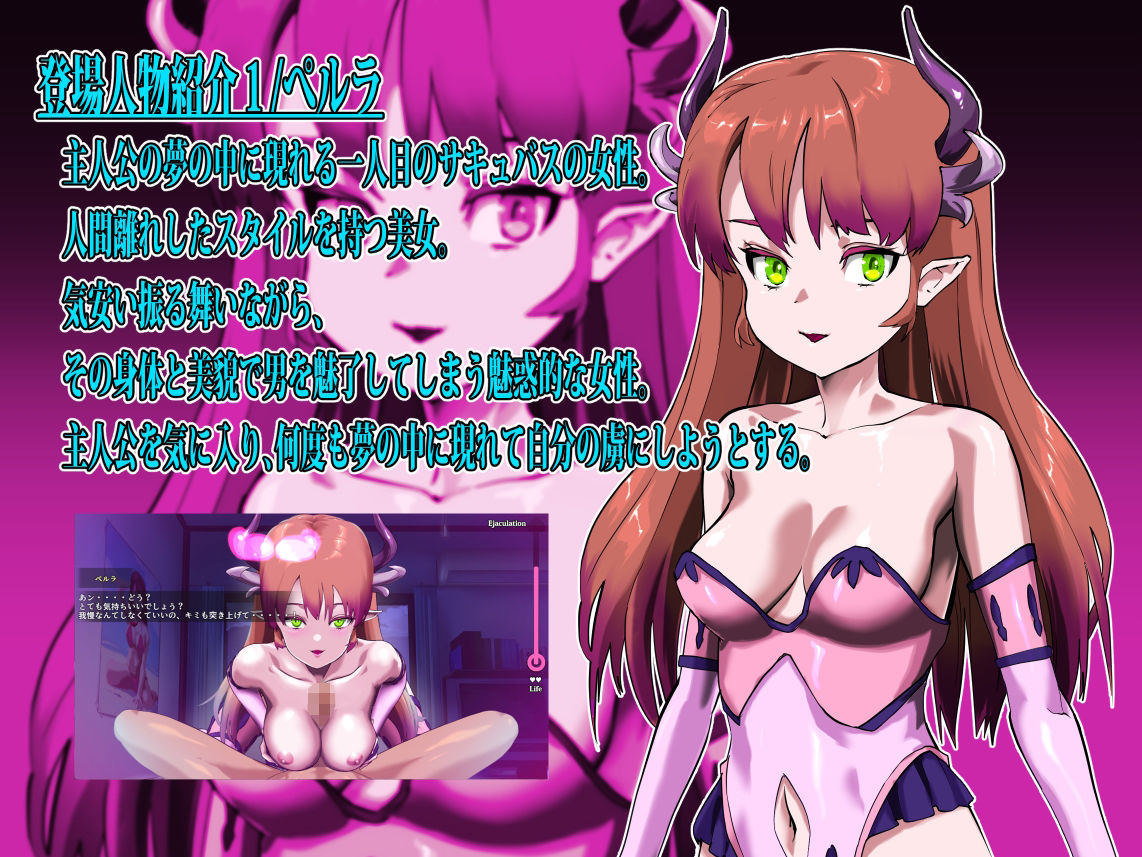 サキュバスたちの夜 〜淫魔姦、あるいはインキュバスとサキュバスについて〜 - サンプル画像 3