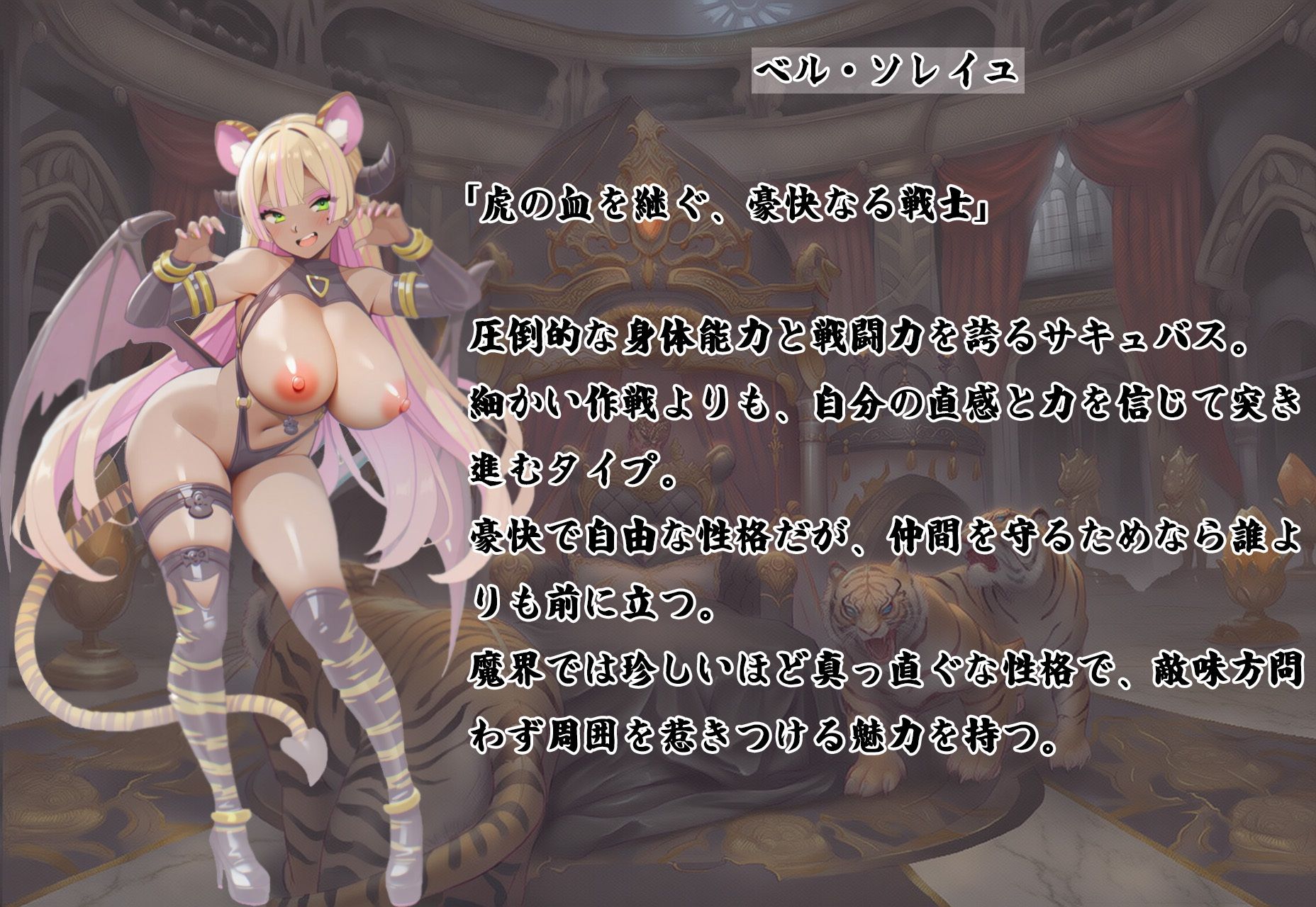 獣神サキュバス-四姉妹の宴- - サンプル画像 4