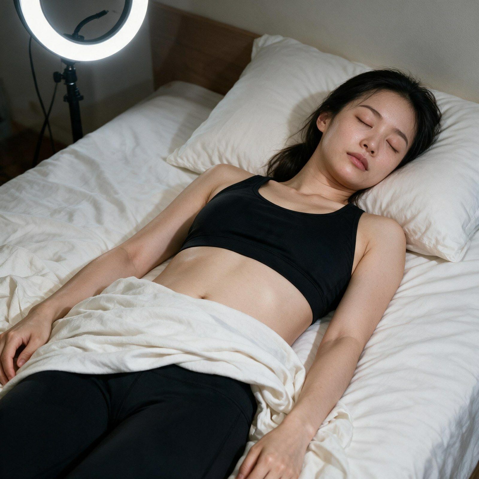 〔実写級〕ジムの記録映像を抜いた 汗だくの彼女（26）の更衣室/記録28本 - サンプル画像 3