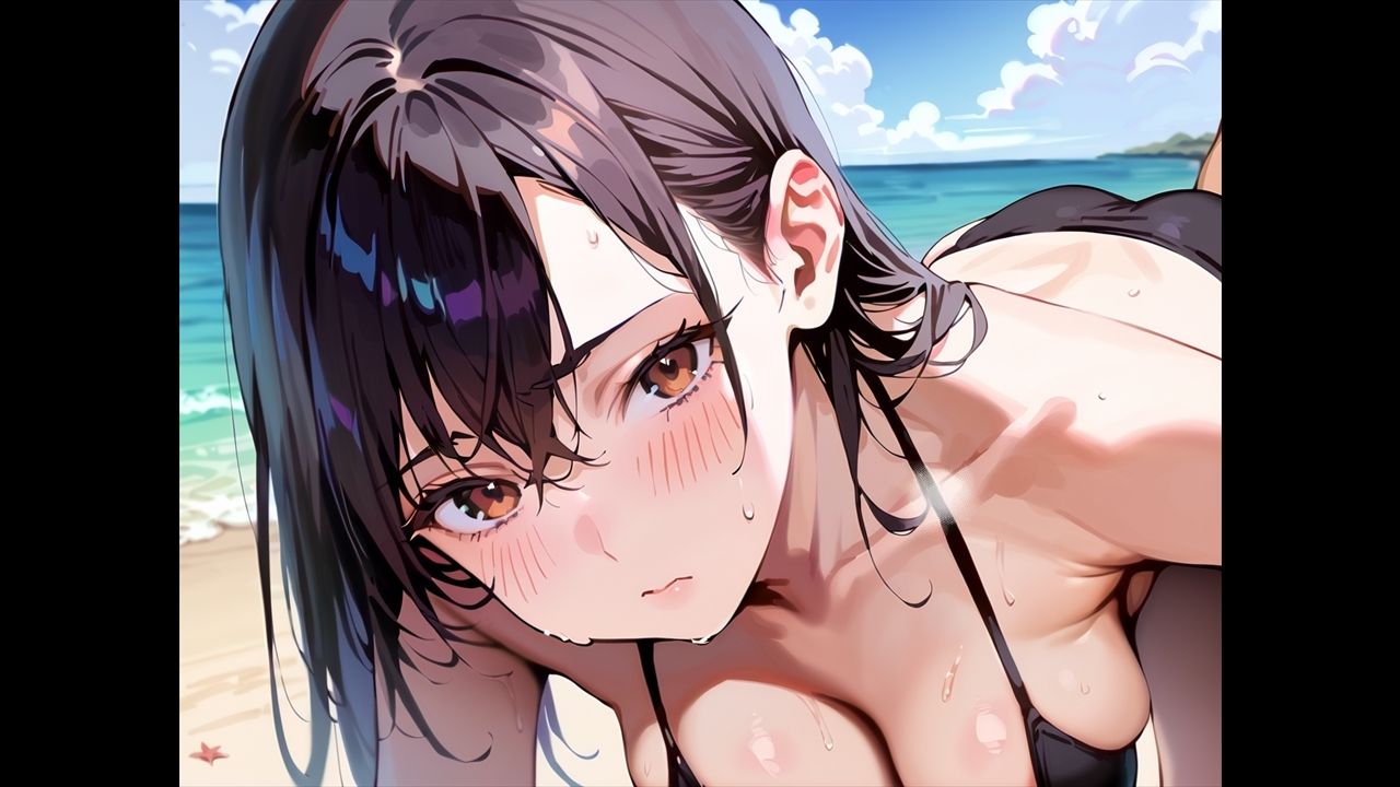 あの夏、憧れの先輩と二人きりの海水浴。 - サンプル画像 3