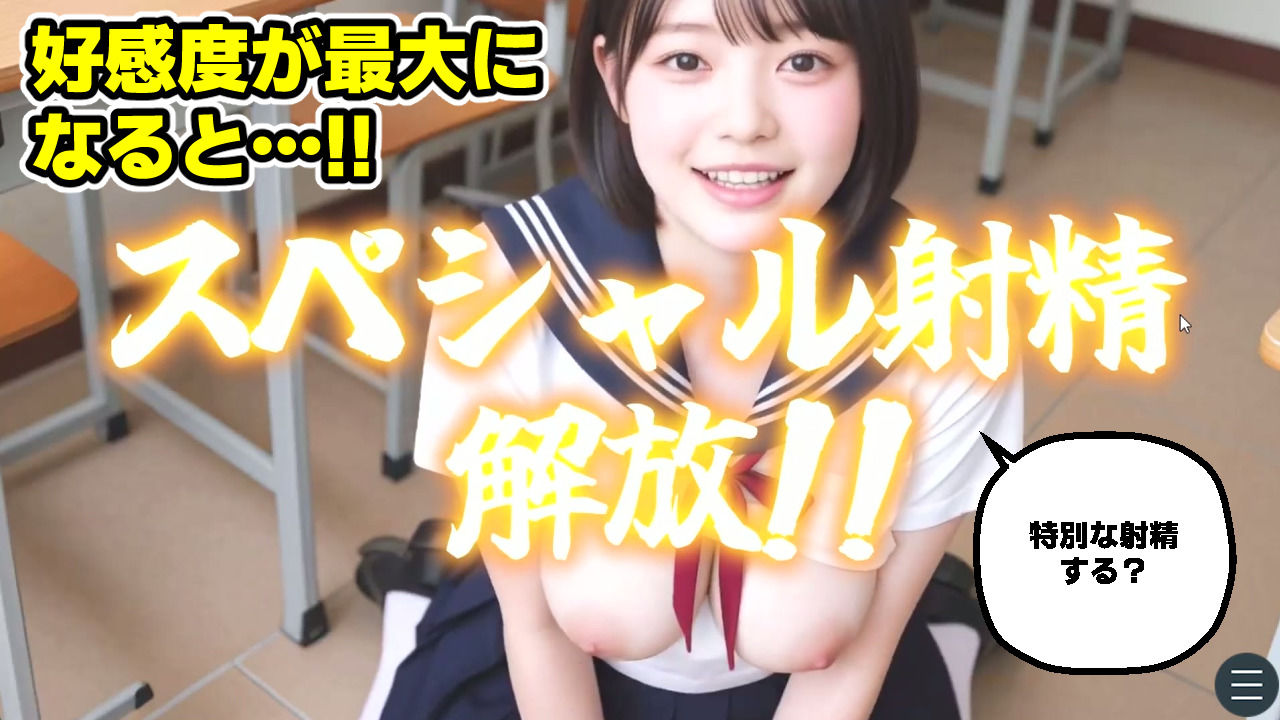 【次世代AI】射精大好き女子校生〜射精当番は君だ！絶頂へのカウントダウン！〜【AIヤバい】 - サンプル画像 4