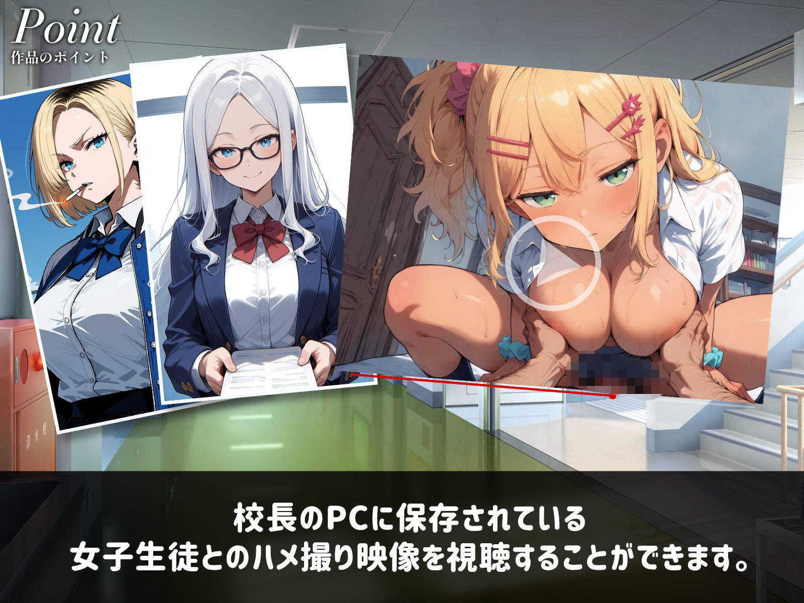 【フルボイス】転生したらあの伝説の校長だった件〜女子生徒ハメ撮り記録〜 - サンプル画像 4