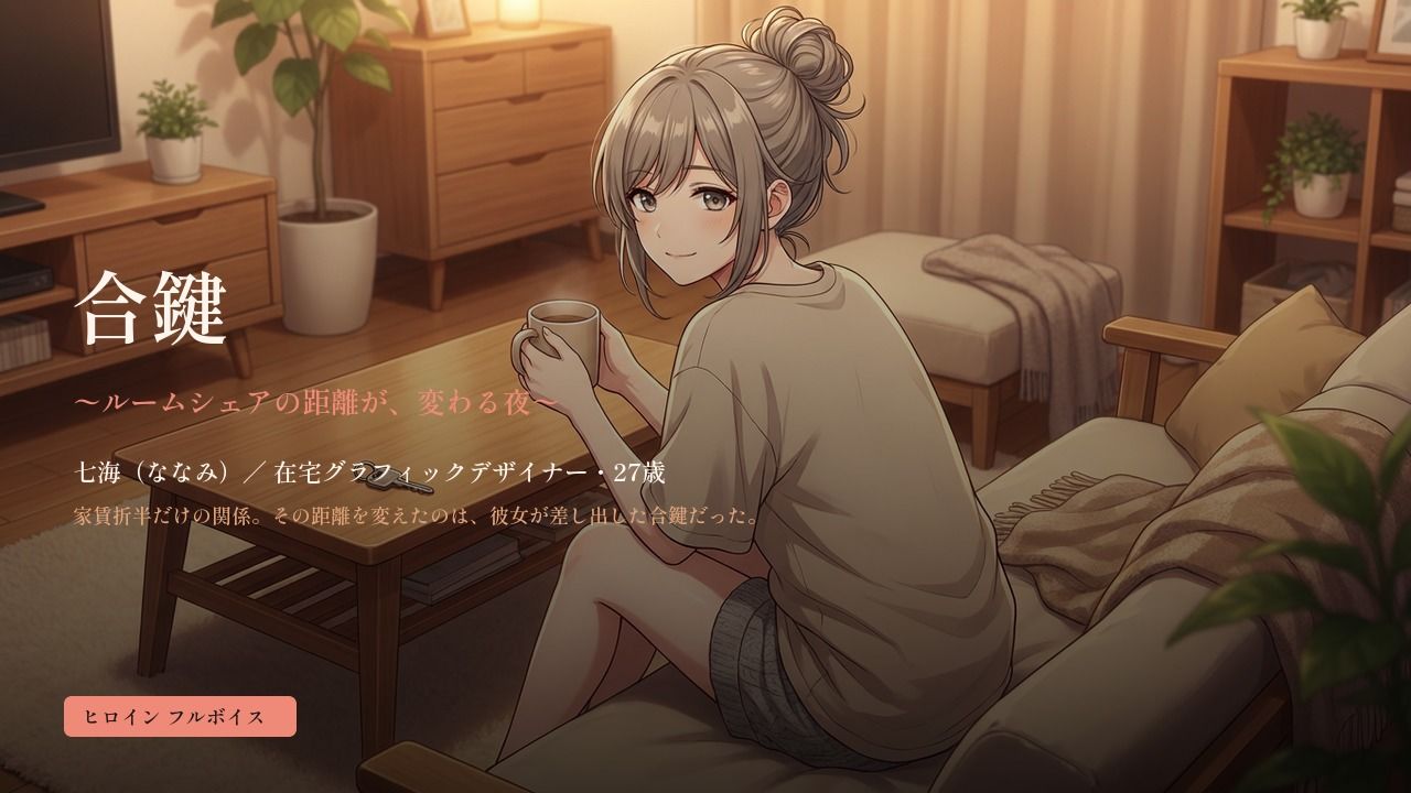 合鍵 〜ルームシェアの距離が、変わる夜〜 - サンプル画像 1