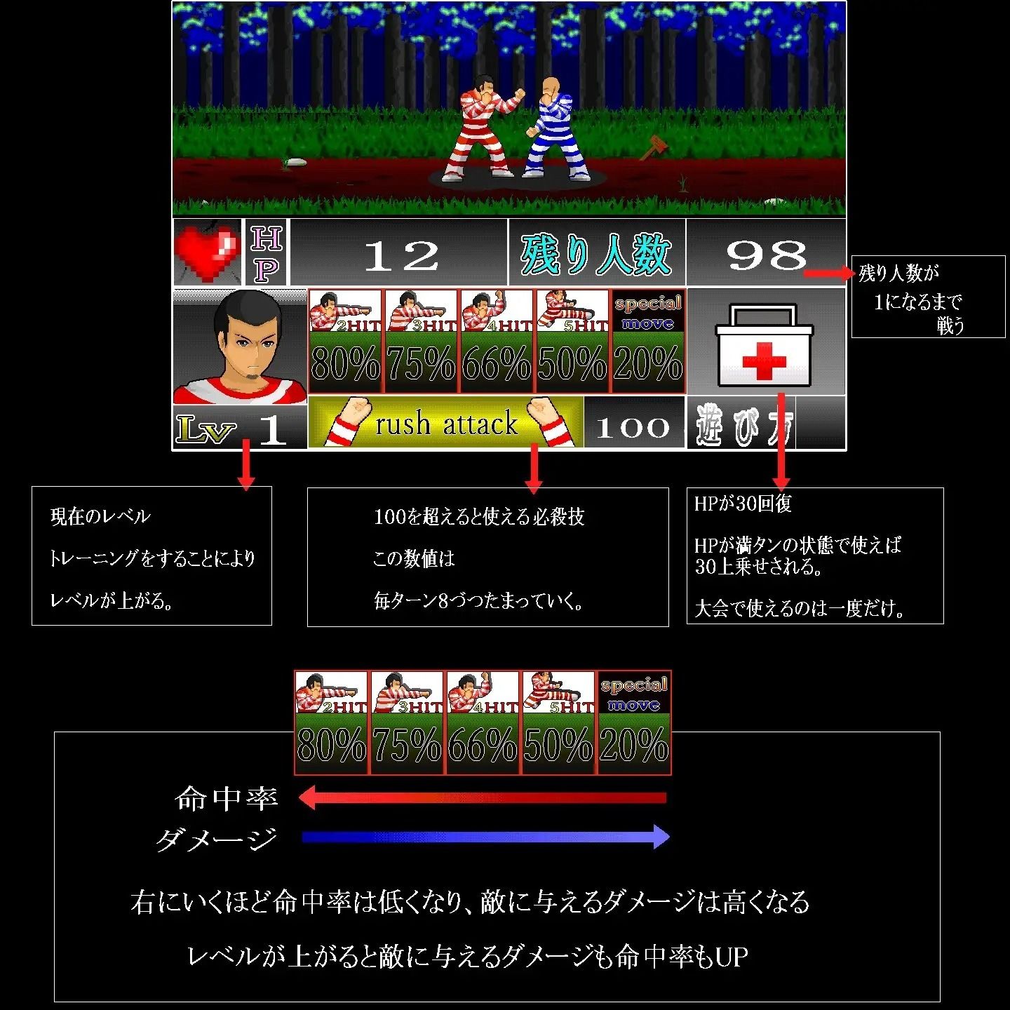Battle of Prisoners〜囚人たちの戦い〜 - サンプル画像 2