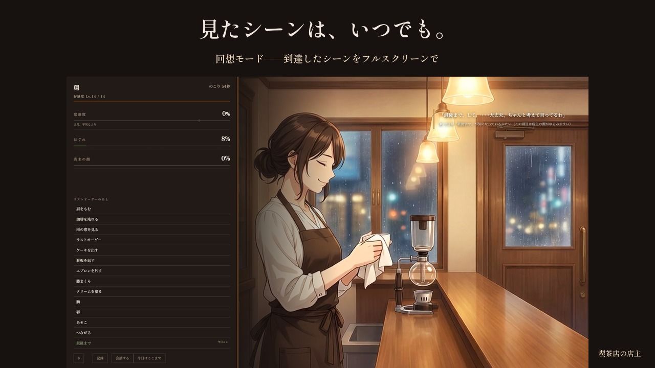 七年「いつもの」しか言わせない喫茶店の奥さん 〜ラストオーダーのあと、鍵を閉められた〜 - サンプル画像 8