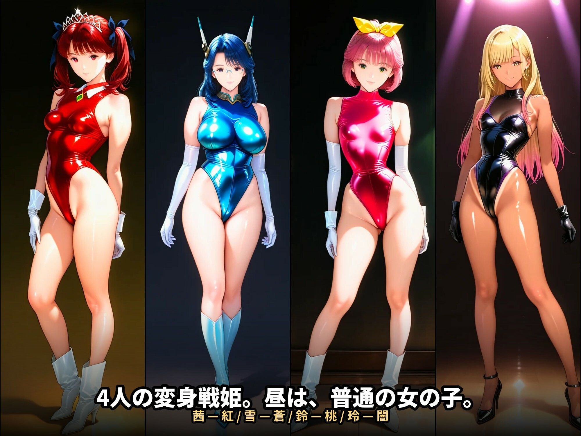 戦隊戦姫サバイバー  負けてひん剥かれるほどビクンビクン強くなる - サンプル画像 1