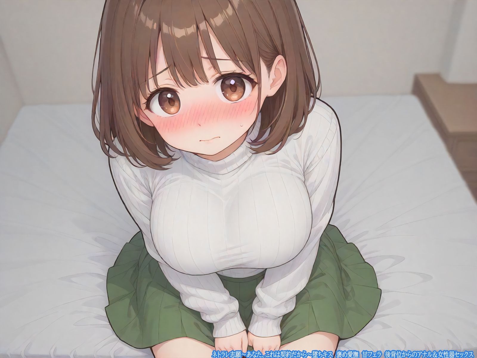 ネトラレ志願〜あなた、これは契約だから〜墜ちキス  褒め愛撫  甘フェラ  後背位からのアナル＆女性器セックス - サンプル画像 4