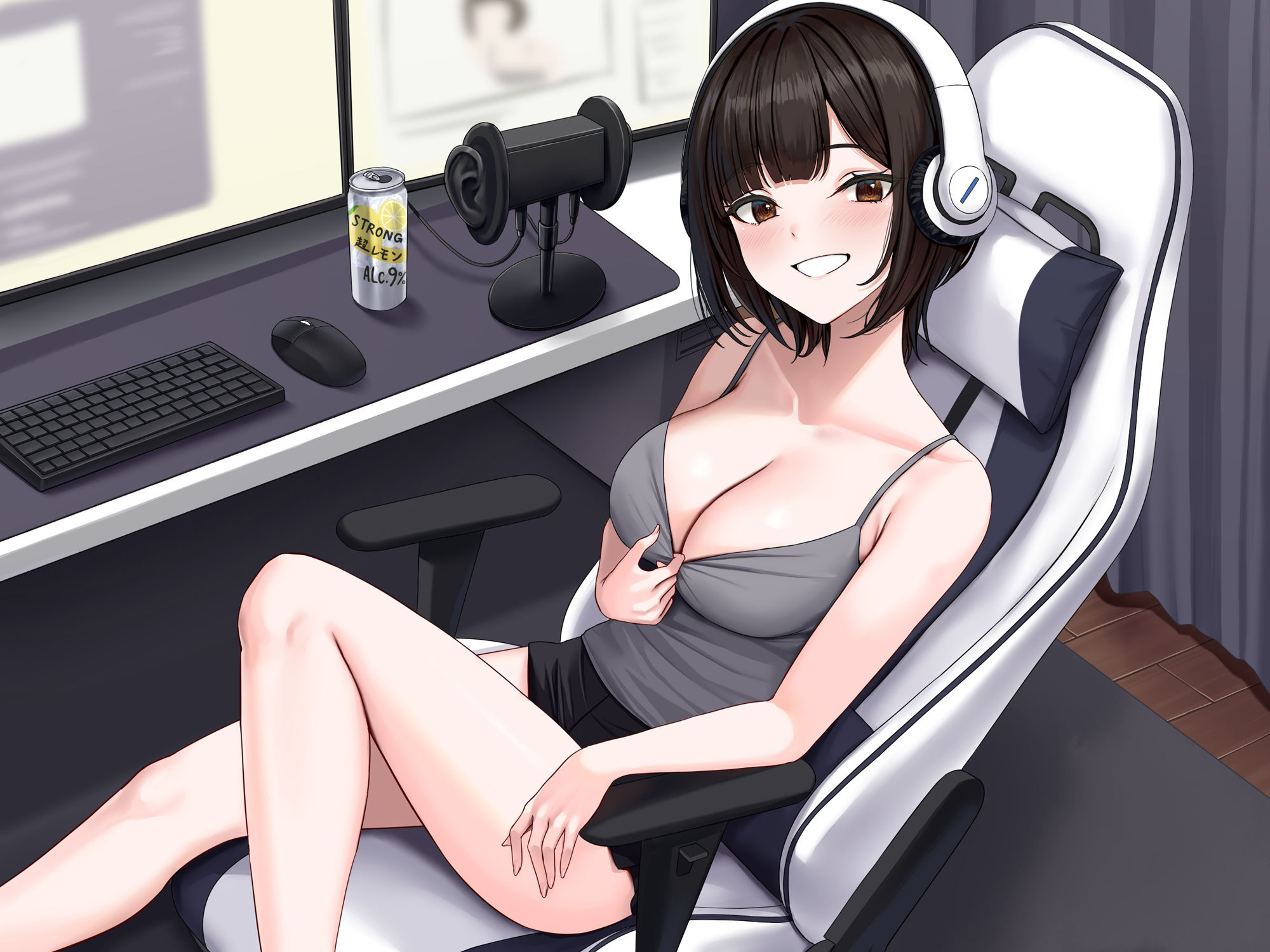 初期から推してる同人声優がやたらとグイグイくる〜チャットでオナニー盗聴、彼氏とのあまあまエッチ・犯●れ妄想オナニーのぞき見、スタジオ収録後の枕営業まで〜 - サンプル画像 2