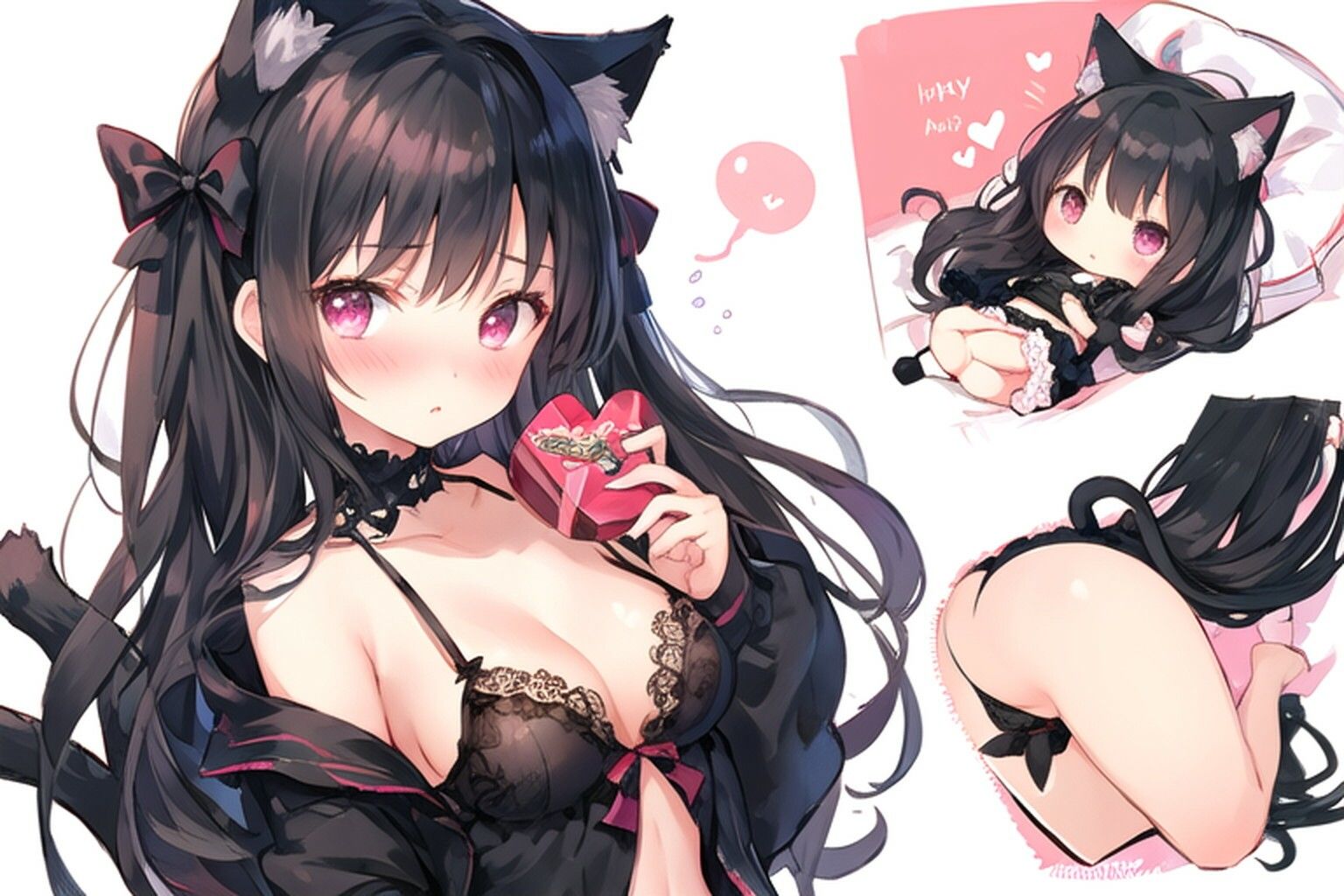 同棲している猫耳の女の子が、疲れたアナタにいっぱい甘えて、ちょっとイジワルに癒してくれる - サンプル画像 8
