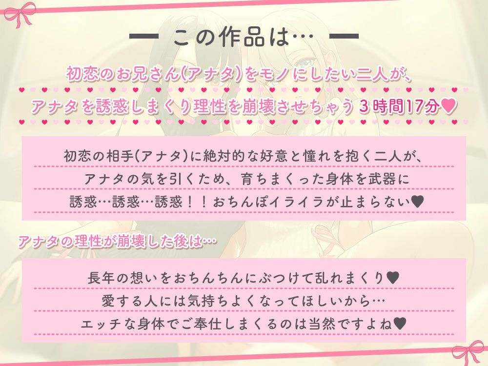 初恋のお兄さん（アナタ）をオトす誘惑メンエスごっこ♪ 〜アナタが理性崩壊してお射精おねだりしちゃうまで〜 - サンプル画像 2