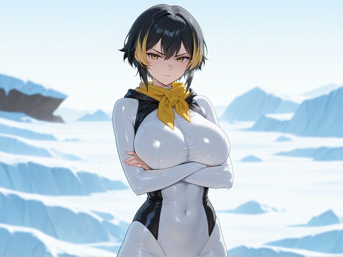 発情した巨乳獣人たちが暮らすガラパゴス風無人島で唯一のオスな俺が全員と孕ませ交尾するしかないよな！？【ペンギン/アホウドリ/ゾウガメ】 - サンプル画像 2