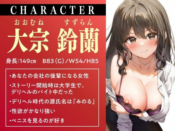 新人社員が先日利用したデリヘル嬢！？脅されて巨乳女子の性欲処理をする日々 - サンプル画像 1