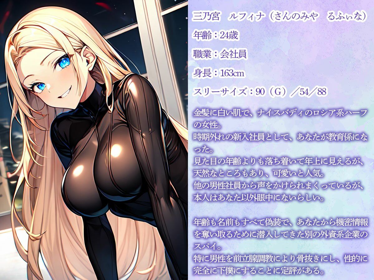ハニートラップを仕掛けた女スパイに前立腺調教されて機密情報を漏らした件 - サンプル画像 1