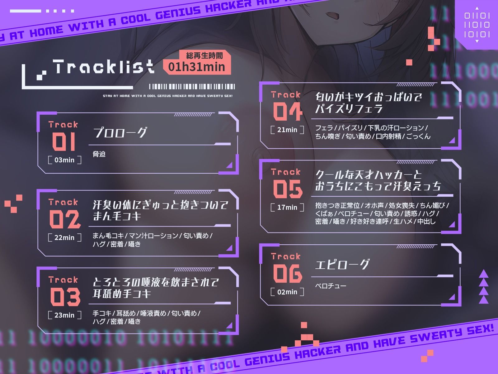 クールな天才ハッカーとおうちにこもって汗臭えっち - サンプル画像 2