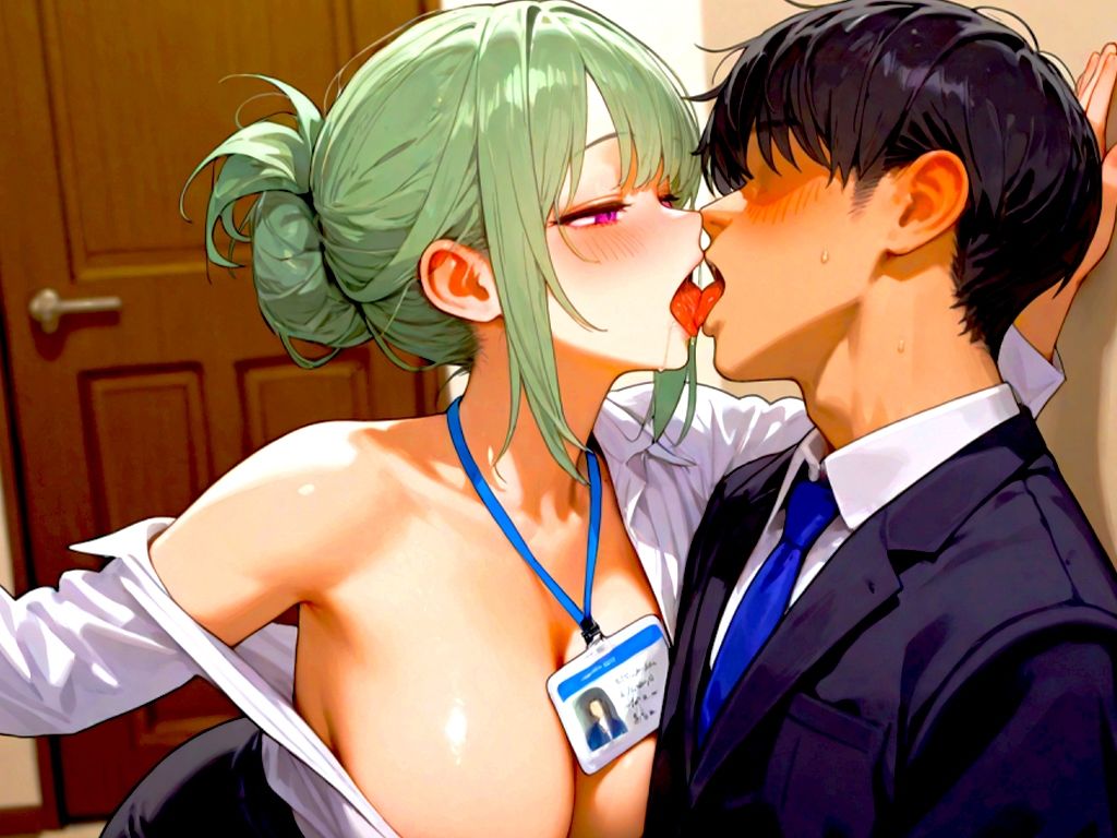 【キス媚び×酸欠ベロチュー特化】酔った色気たっぷりの上司がキス魔になって舌を絡ませ唾液で脳がとろける無限ディープキス【ドライオーガズム】 - サンプル画像 3
