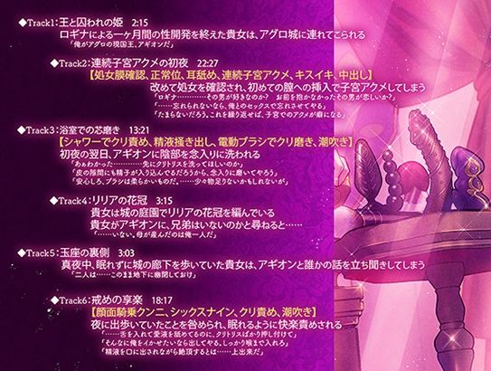 囚われ姫の性開発・服従教育（アギオン編） - サンプル画像 6