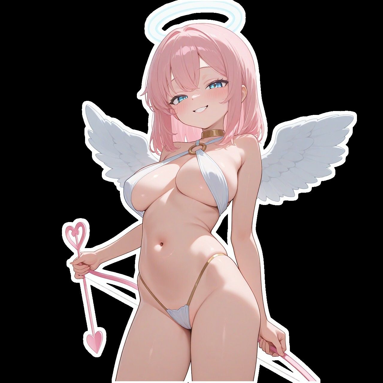 【バイノーラル】ロ？リ巨乳なメスガ キ天使を強引に犯したら、セックス中毒なヤンデレ堕天使になった話【ファンタジー/中出し】 - サンプル画像 3