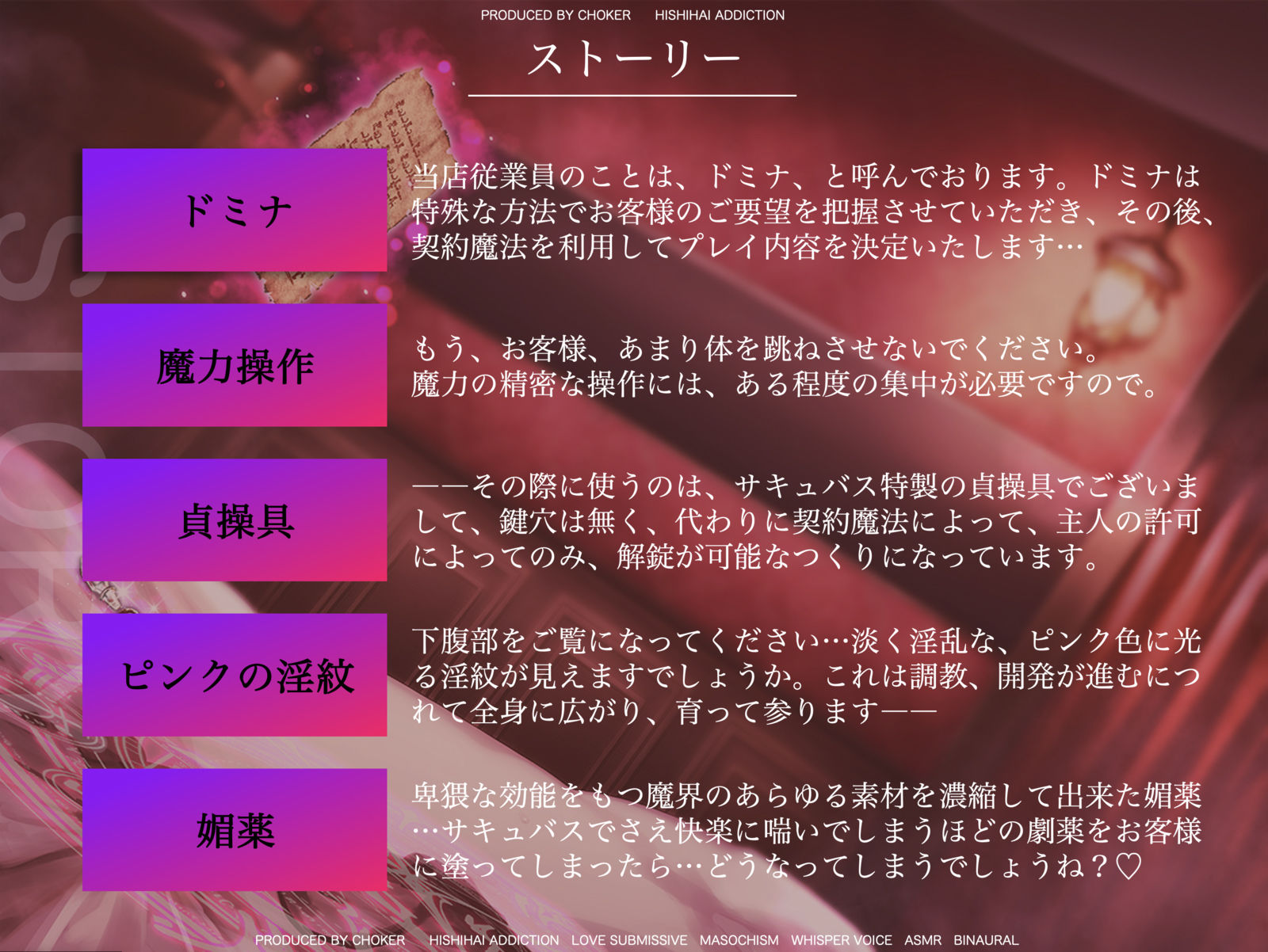 脳の快楽神経に直接快感を流し込む「魔力性感」サキュバス風俗店…冒険者のためのメス堕ち底辺マゾ奴○化調教【強○契約魔法×淫紋貞操具で破滅させられるご褒美クエスト】 - サンプル画像 4