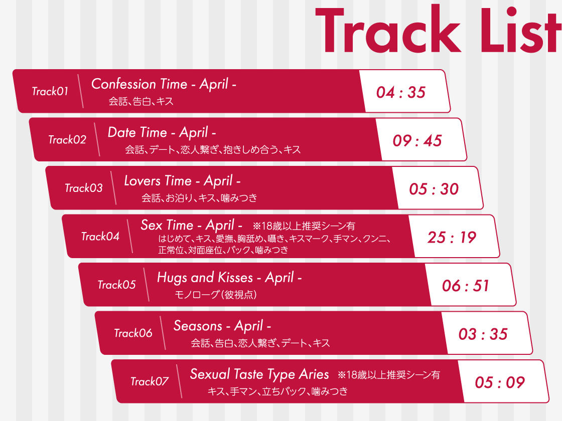 【CV.土門熱】Stellar Calendar（ステカレ）〜April Story〜 - サンプル画像 4
