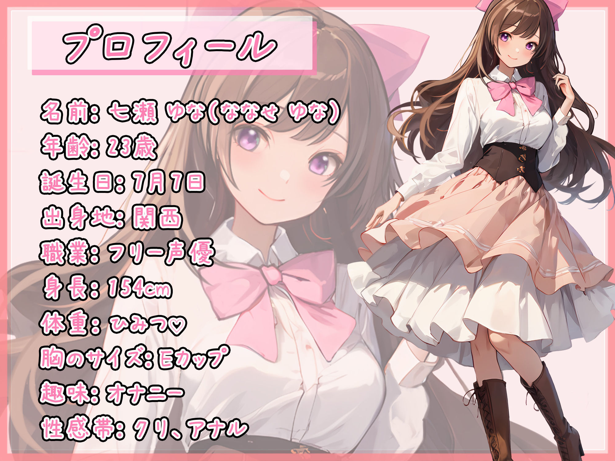 【オナサポ】癒し系フリー声優七瀬ゆな「ローション尻コキ」【七瀬ゆな】 - サンプル画像 1