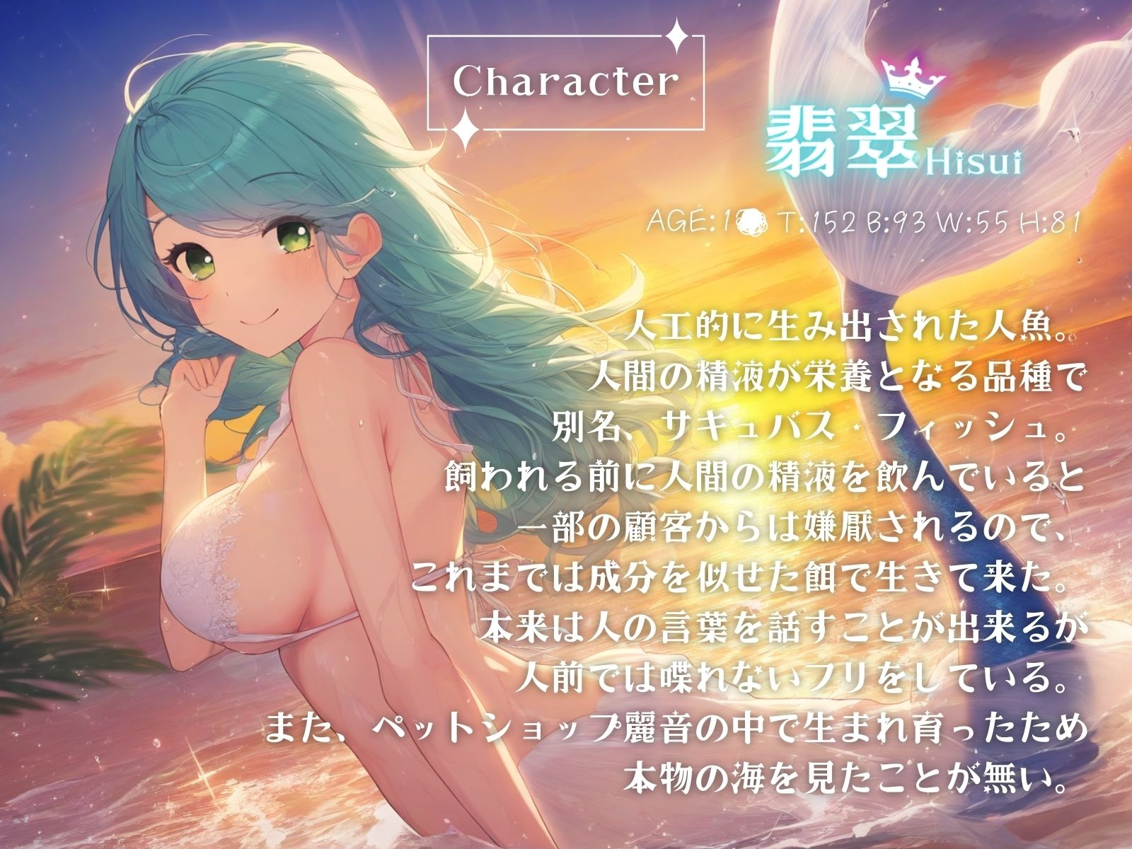 人魚姫〜サキュバス・フィッシュ〜 - サンプル画像 2